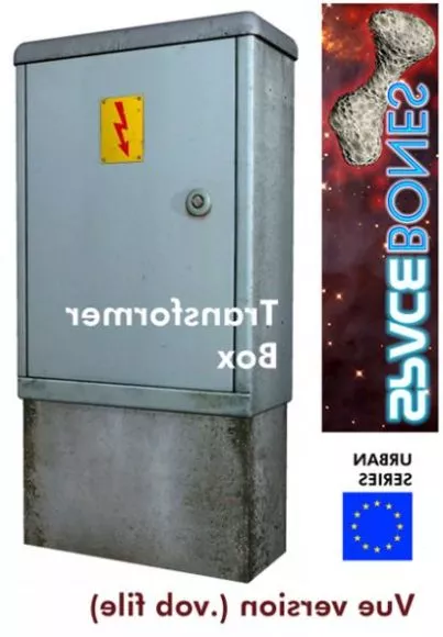 Steel Transformer Box 3d model Steel Transformer Box 3d model