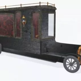 Vintage Vehicle Transylvania 3d model