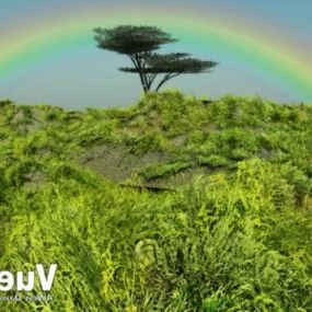 Tree Forest Landscape 3d model