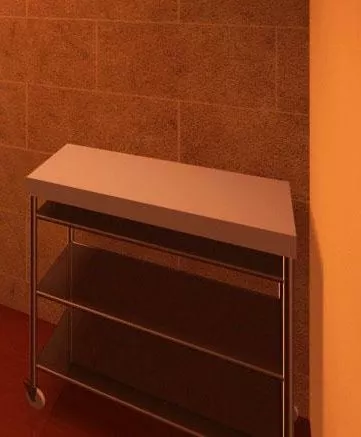 Bookstore Shelf With Book And Magazine 3d model