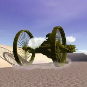 Vintage Concept Tank 3d model