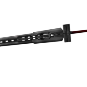 Black Cloud Sword Gaming Equipment 3d model