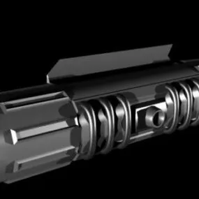 Turbine Machine Part 3d model