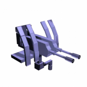 Turret Gun 3d model