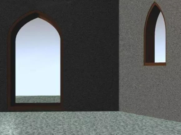 Low Poly House Gaming Building 3d model