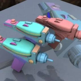 Triple Phaser Equipment 3d model