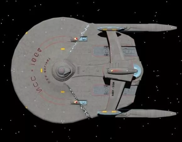 Spacecraft Enterprise Ncc 1701d 3d model