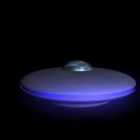 Round Ufo 3d model