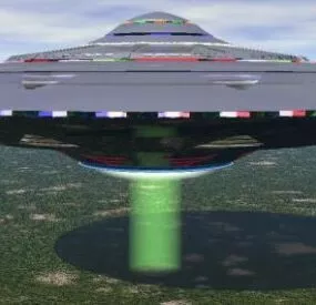 Ufo Futuristic Spacecraft 3d model