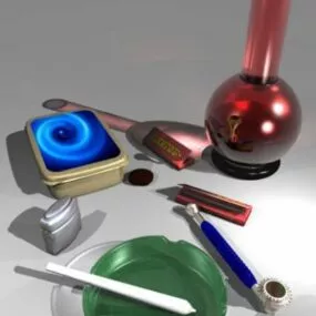 Smoking Accessories 3d model