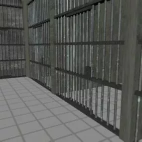 Underground Cells Fence 3d model