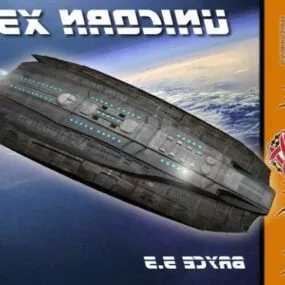 Unicorn Scifi Spaceship 3d model