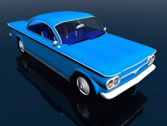 Minivan Car Concept 3d model