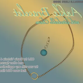 Jewelry Ankle Bracelet 3d model