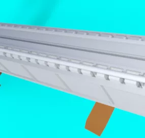 Launch Ramp Bridge Building 3d model