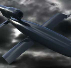 Futuristic Bomber Aircraft Supersonic 3d model