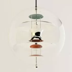 Glass Panton Globe 3d model