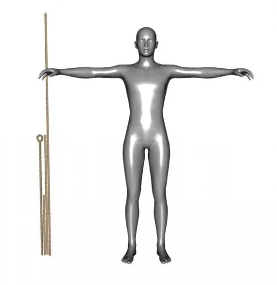 Man In White Shirt Character 3d model