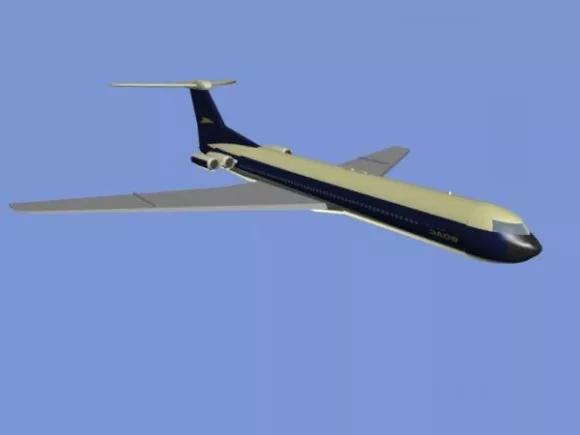 Scifi Bomber Aircraft 3d model