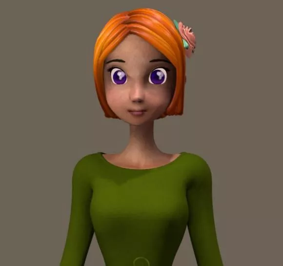 Teapot Cup With Character 3d model