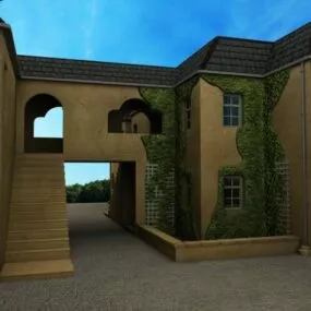Antique Villa Residence 3d model