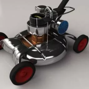Garden Mower Machine 3d model