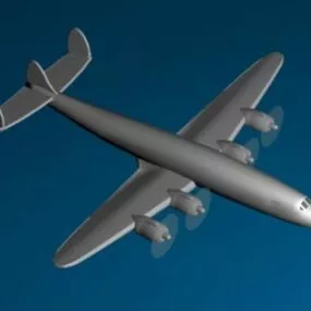 Bomber Vintage Aircraft 3d model