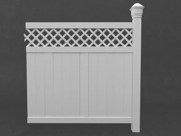 Outdoor Gate Fence Architecture Basic Design 3d model