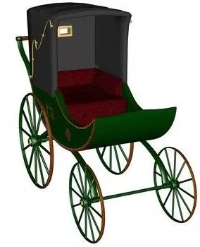 Vintage Cycle Rickshaw 3d model Vintage Cycle Rickshaw 3d model