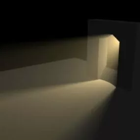 Volumetric Door Window 3d model