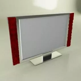 Plasma Tv Included Soundbar 3d model