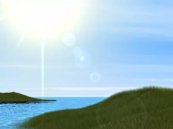 Bay Landscape 3d model