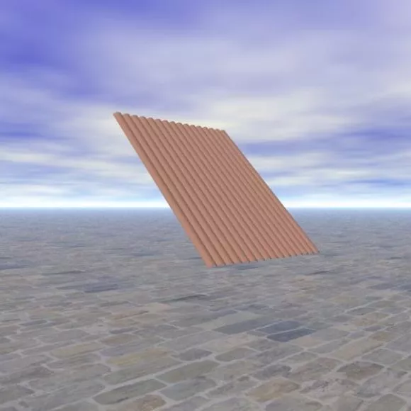 Ground Floor Tile Flower Shape 3d model