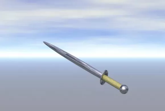 Wizard Staff Ancient Weapon 3d model
