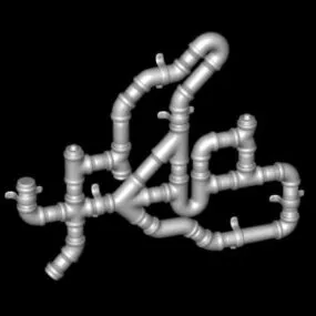Pipework Pipe Tube 3d model