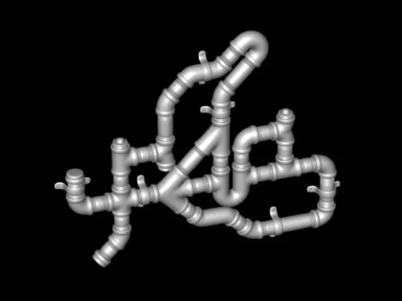 Трубопроводная труба Бесплатная 3d модель - .3ds, .Obj - Open3dModel