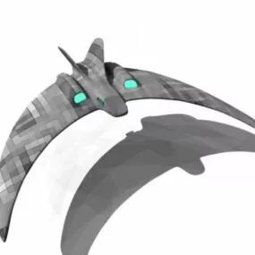 Crescent Spacecraft 3d model
