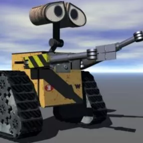 Walle Futuristic Robot 3d model