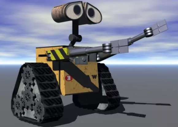 Scifi Fighter Robot, Humanoid Robot 3d model