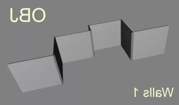 Room Wall Basic 3d model Room Wall Basic 3d model