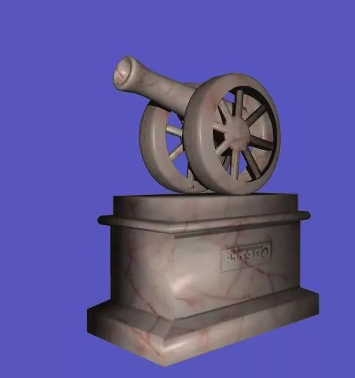 Artillery War Monument 3d model Artillery War Monument 3d model