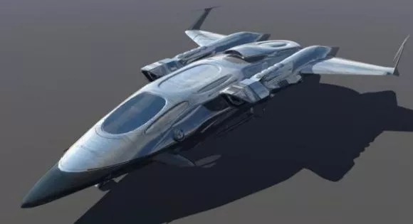Warrior Smuggler Spacecraft 3d model Warrior Smuggler Spacecraft 3d model