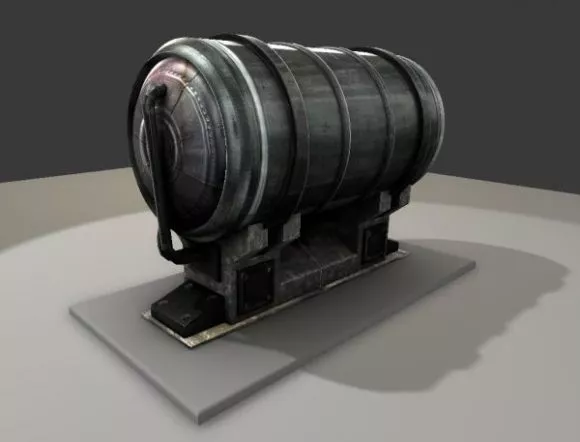Water Tank Inox 3d model Water Tank Inox 3d model
