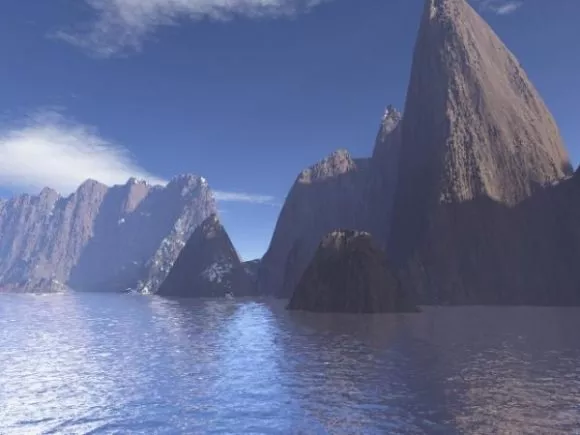 Mystical Cave Landscape 3d model