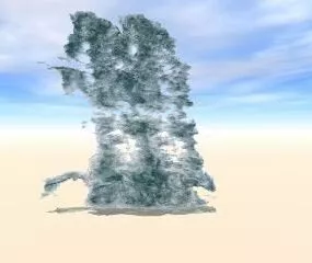 Realistic Waterfall 3d model