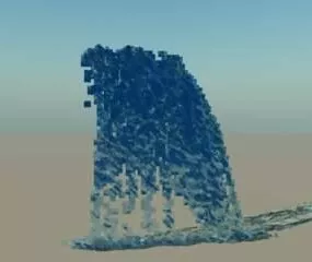 Waterfall Object 3d model