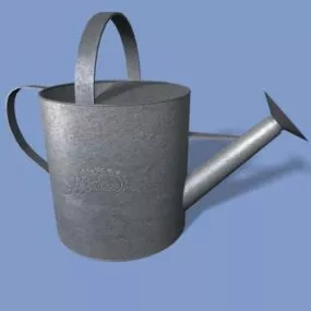 Steel Watering Can 3d model