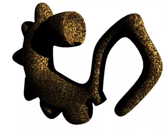 Dotted Molecule Shape Decoration 3d model