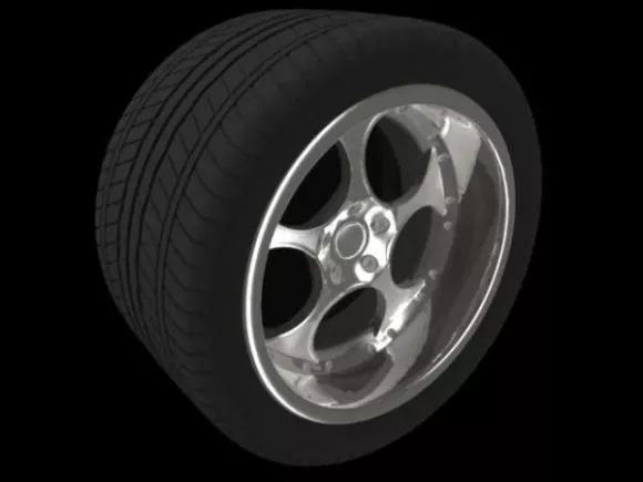Wheel Rim Tire 3d model Wheel Rim Tire 3d model