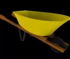 Wheelbarrow Construction Equipment 3d model